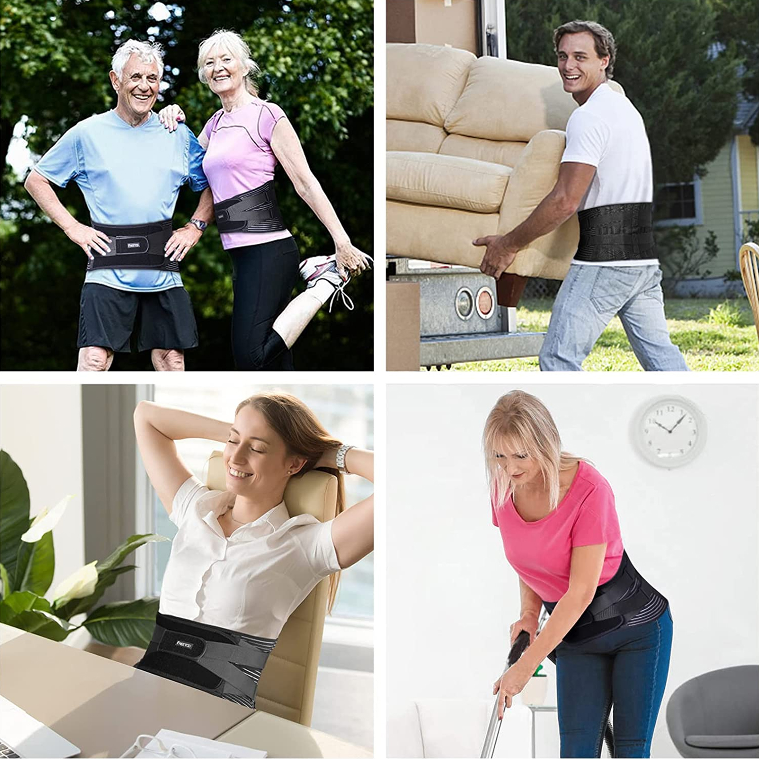 PAS BÓLE PLECÓW LĘDŹWIOWY STABILIZUJĄCY KRĘGOSŁUP Rozmiar uniwersalny