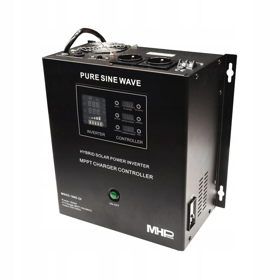 Záložní zdroj MHPower MSKD-1800-24, Ups, 1800W, čistý sinus, 24V, solární r