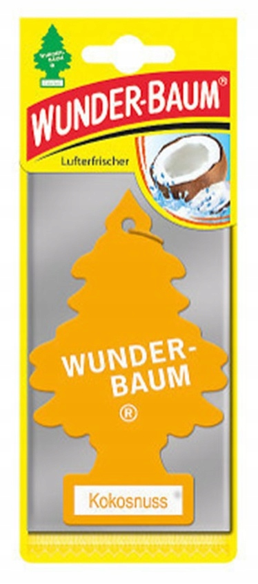 

Odświeżacz choinka drzewko Wunder Baum Kokos