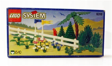 Lego Town 6318 Kwiaty, drzewa i płoty