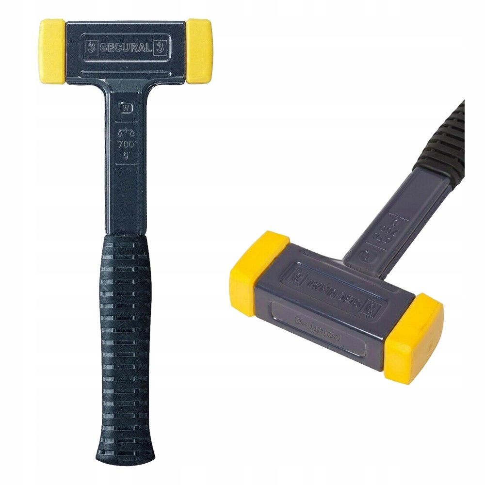 Beztryskové kladivo 30x40mm 680g Halder Secural 3380040 Měkké paličky