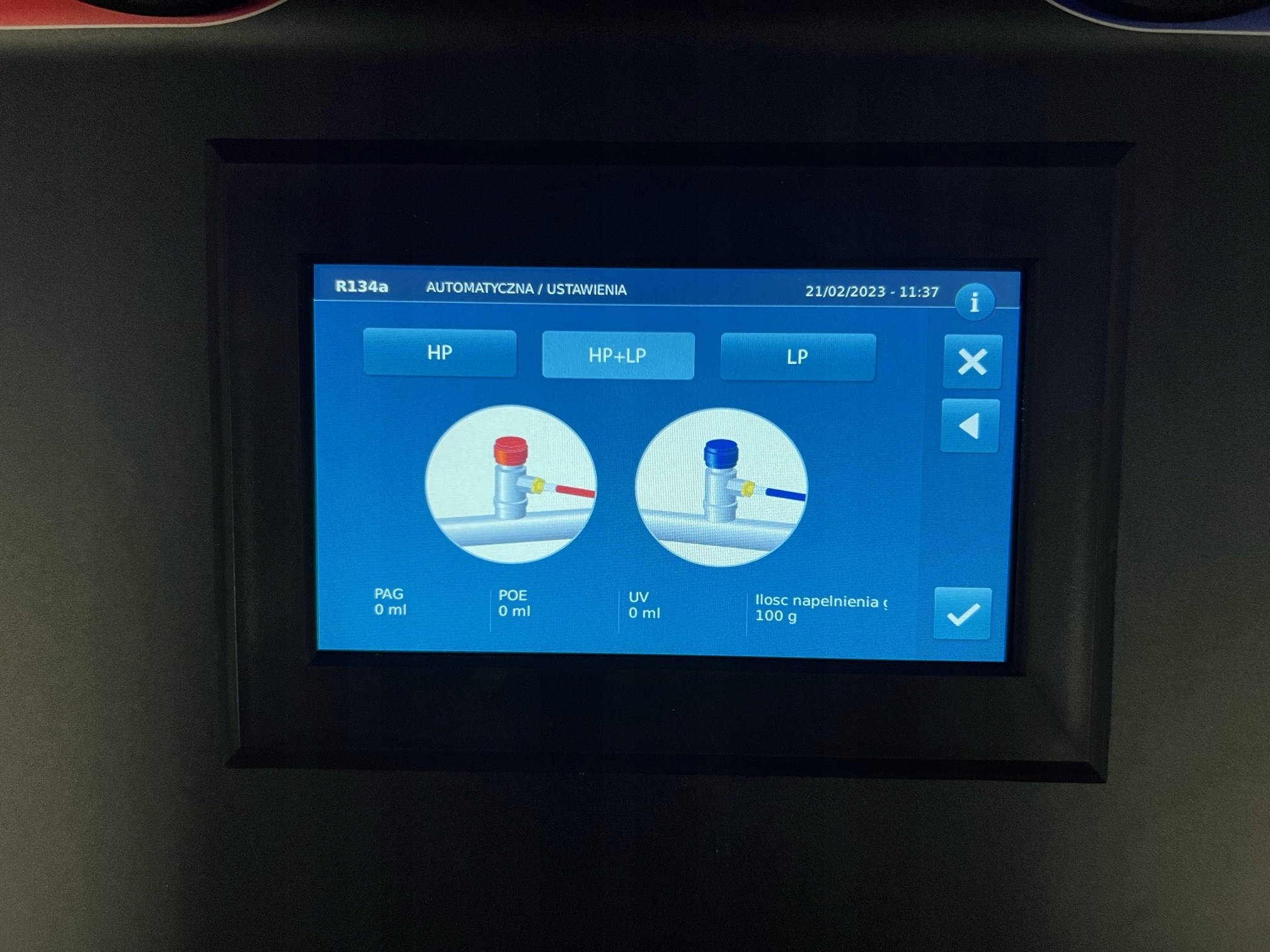 Stacja klimatyzacja ECOTECHNICS FLAG PRO Puff free Czynnik chłodniczy 1234yf