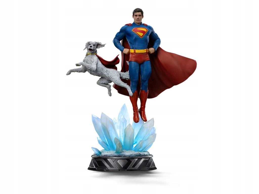 Iron Studios socha Superman Legacy Superman & Krypto Art Scale 1/10 31cm