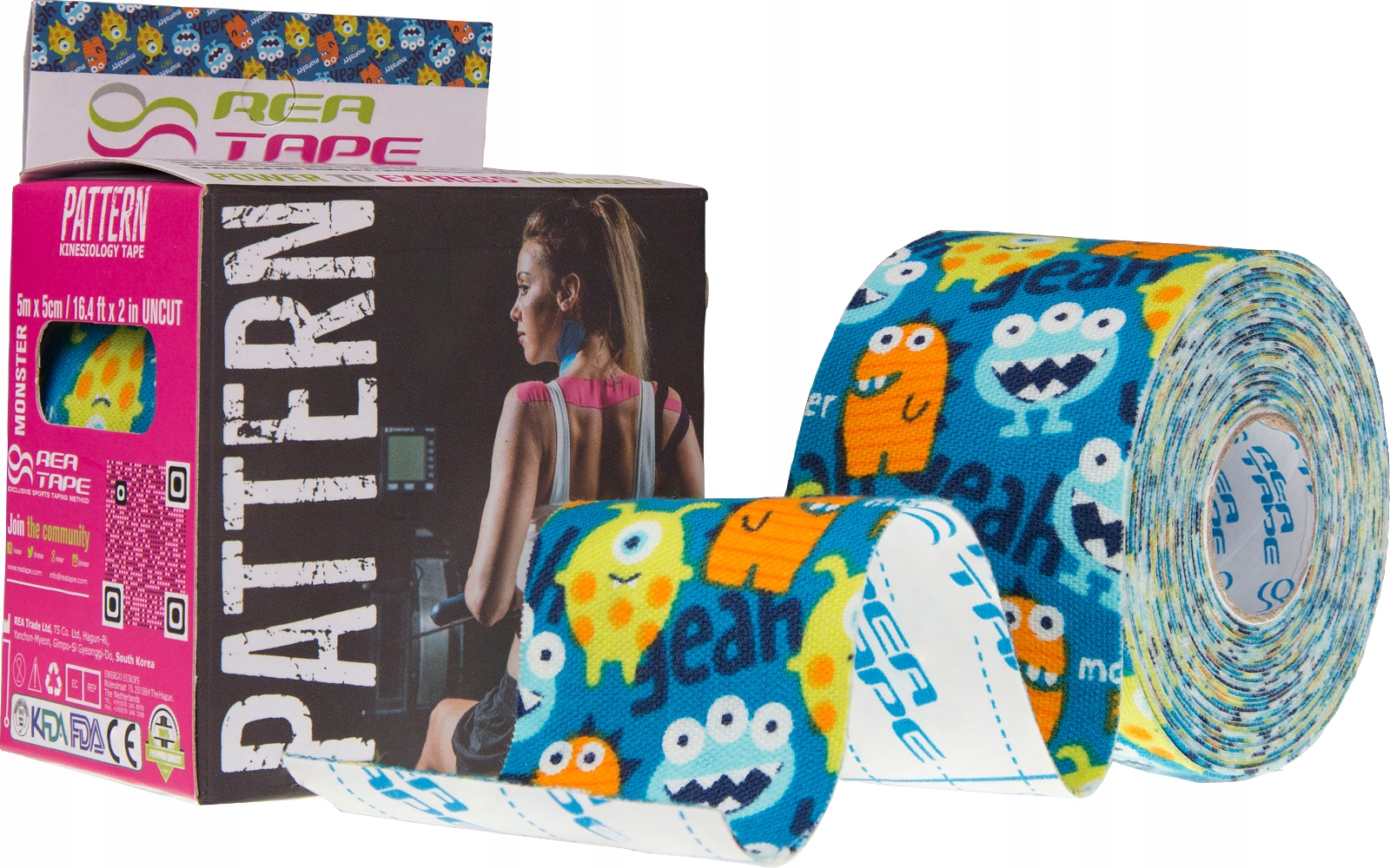 

Rea Tape Pattern 5m x 5cm 1szt Monstery