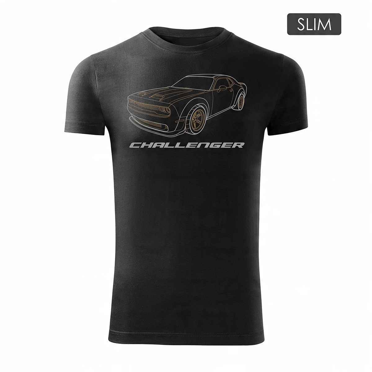 

Koszulka z samochodem Dodge Challenger Srt slim