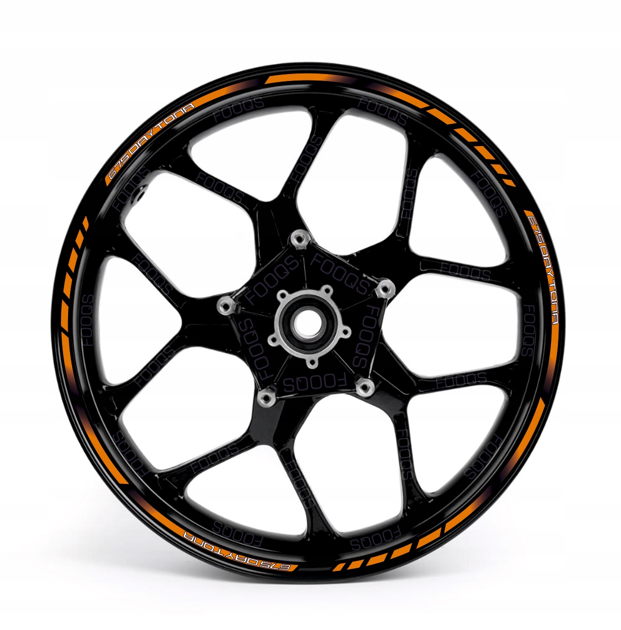 Samolepky Na Ráfky Juula Pro Triumph Daytona 675 Oranžové