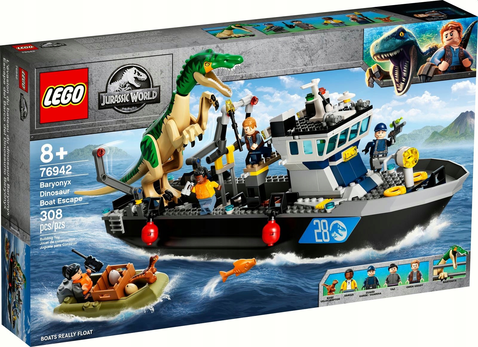 Lego Jurský svět 76942 Barionyx a útěk New