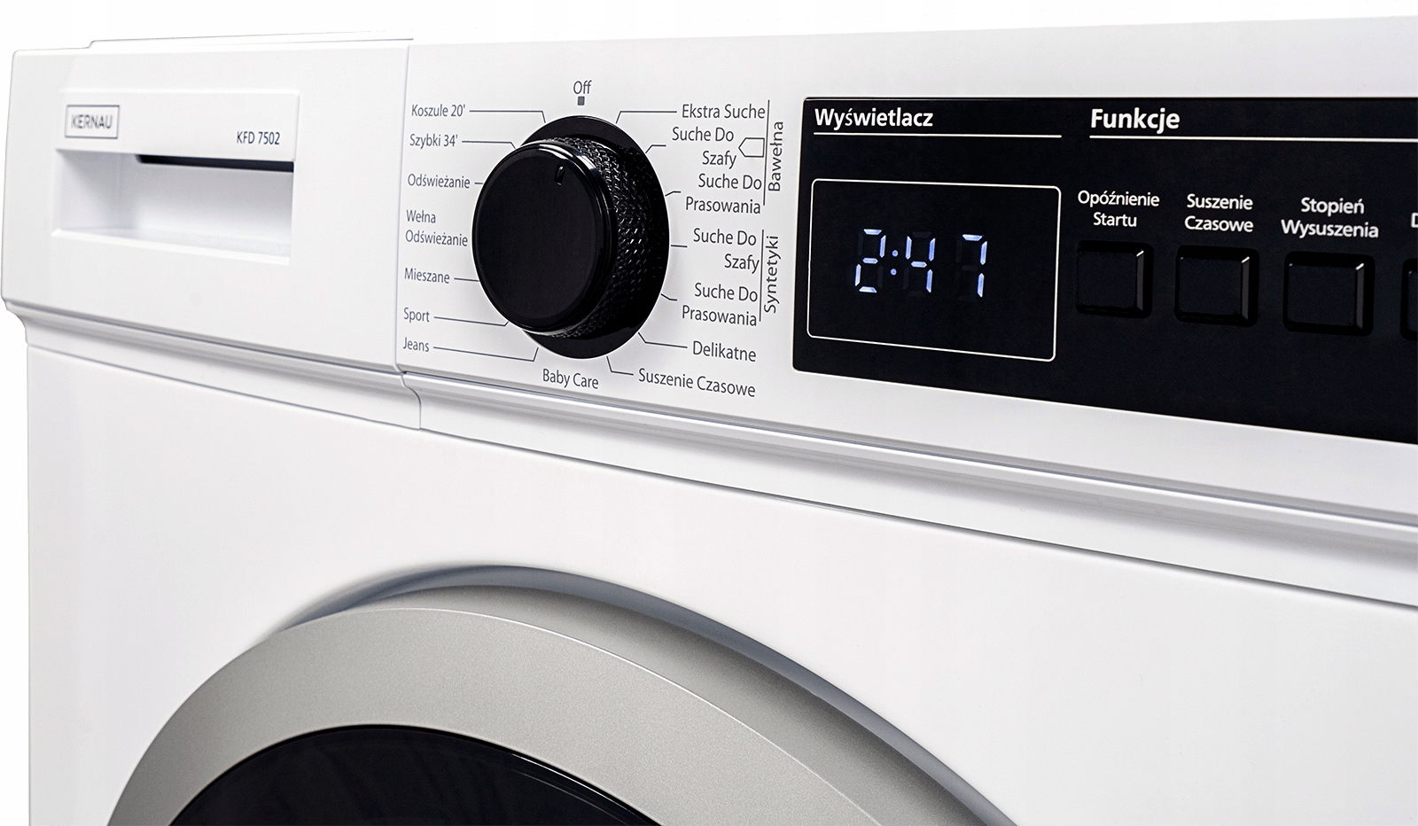 Suszarka wolnostojąca Kernau KFD 7502.1 biała Model KFD 7502.1