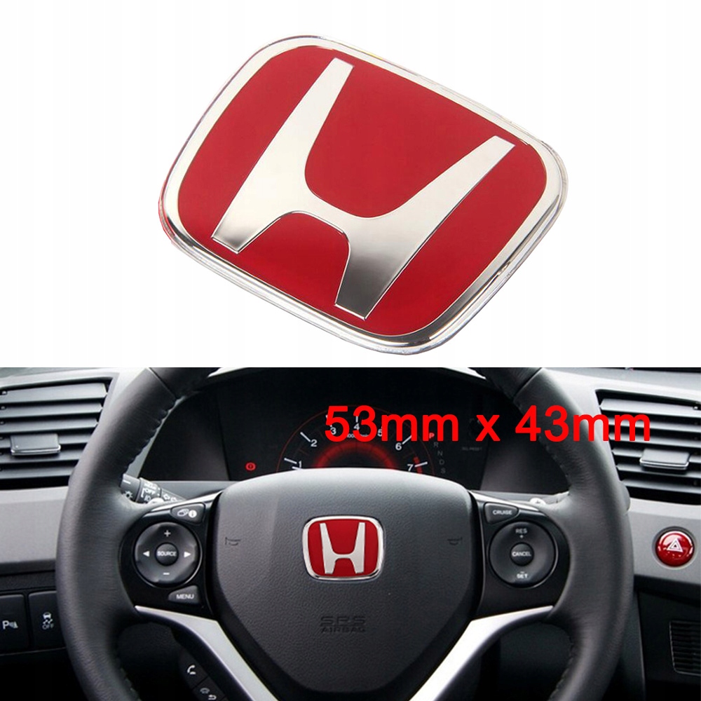 

Emblemat Znaczek Na Kierownice Honda 53*43mm