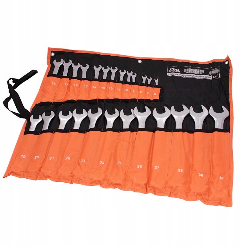 Kľúč očkoplochý 25cz 6-32mm CrV Pro-technik KOZ25