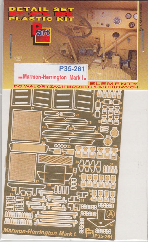 Část P35-261 1/35 Marmon-Herrington Mark I (ibg)
