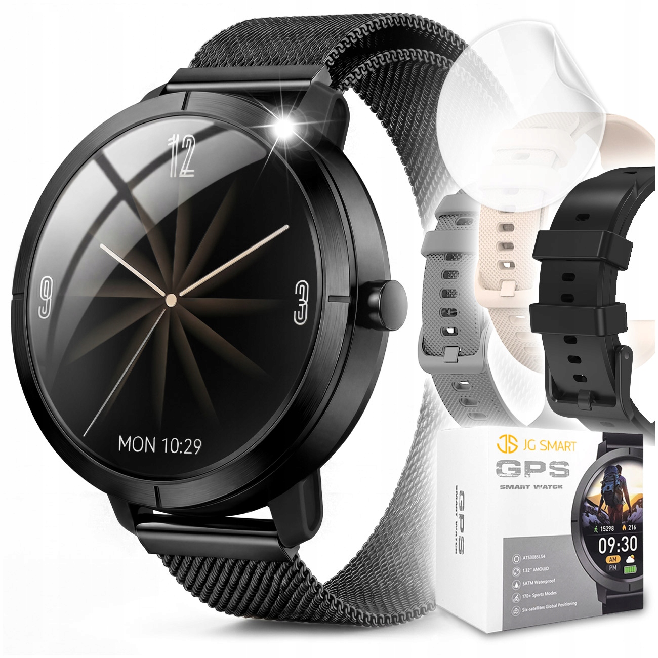 Chytré Hodinky Hodinky S Gps Menu Pl Hovory Sport Puls IP68 Smart Watch Amoled