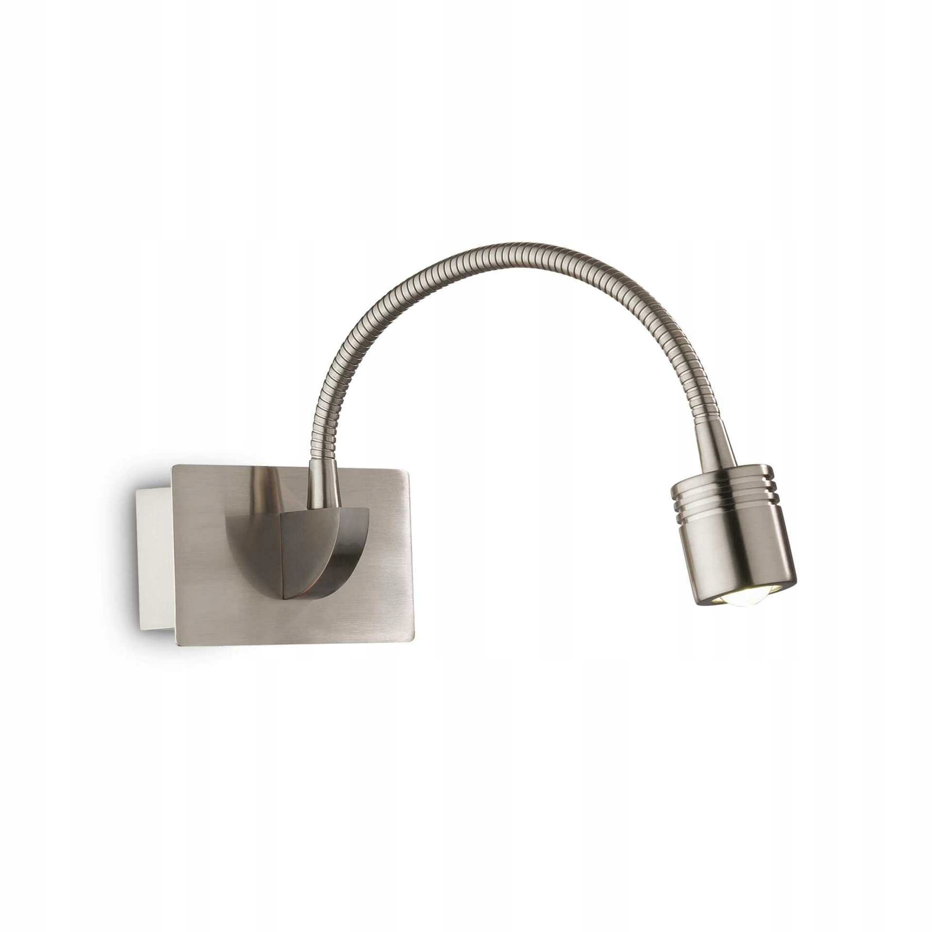 Nástenné Led svietidlo Ideal Lux Dynamo AP1 3W 4000K matný nikel
