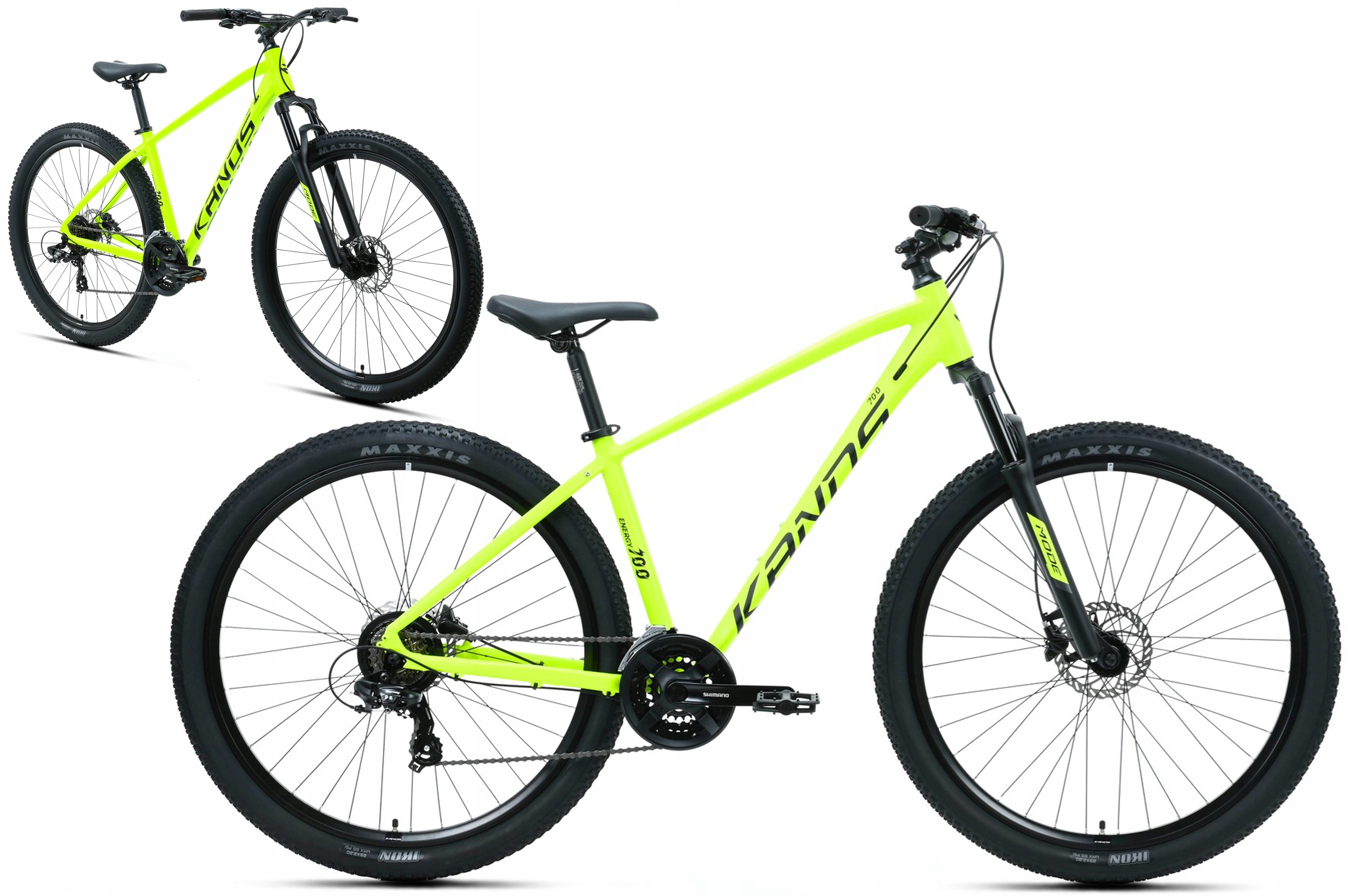 Rower Mtb 29" Kands Energy 700 rama 17" żółty R26