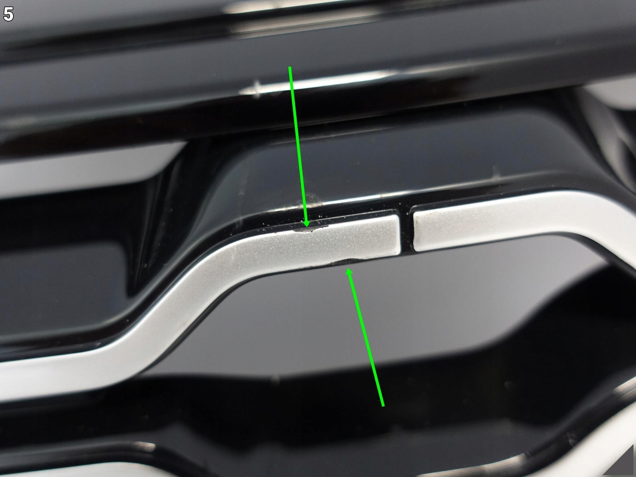 RANGE ROVER EVOQUE II L551 18- stoßstange grill grill lüftungsgitter vorne