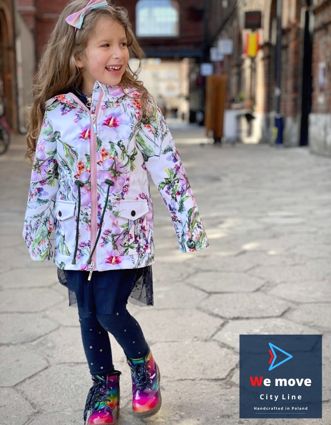 PIĘKNA Kurtka dziecko płaszcz parka SOFTSHELL 128 Marka Inna marka