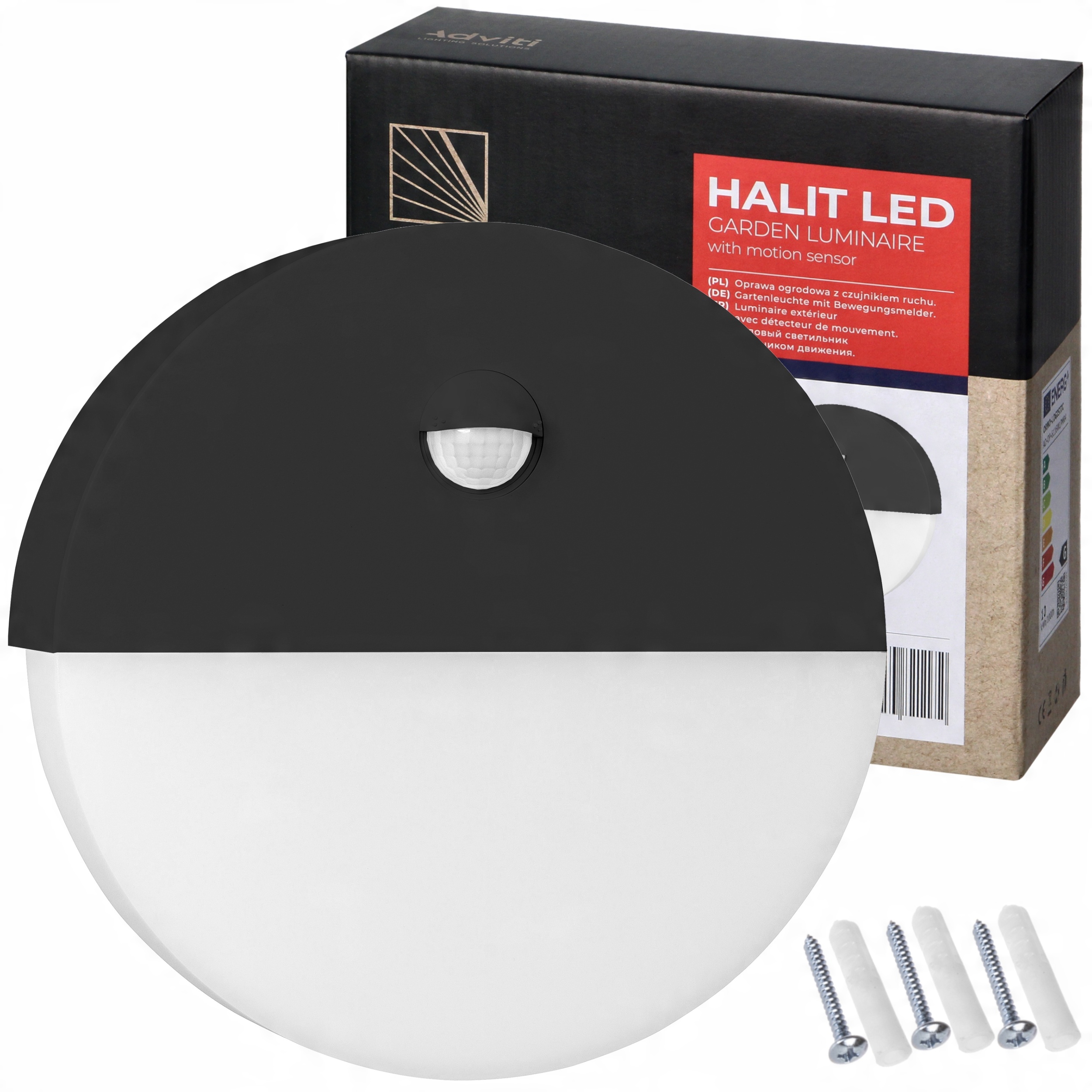 

Lampa Ścienna Kinkiet Zewnętrzny Czujnik Ruchu 10W