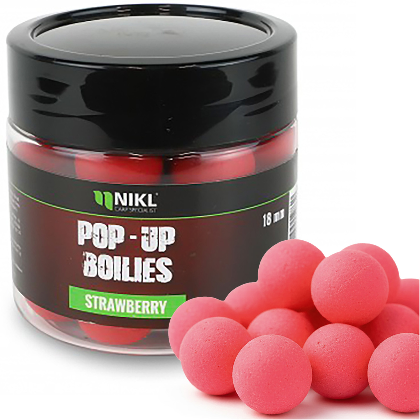 3x Kulki Pływające Pop-Up Karpiowe Wędkarskie Truskawka 10 mm 20 g Karel Ni
