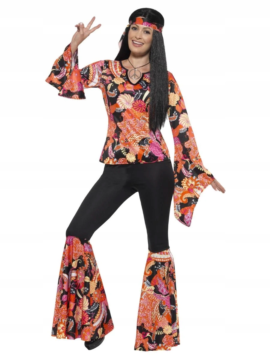 Kostým Hipiski Kostým Převlek Hippie 70 let