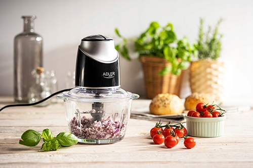 Rozdrabniacz ze szklaną misą Adler AD 4082 550W Typ rozdrabniacz