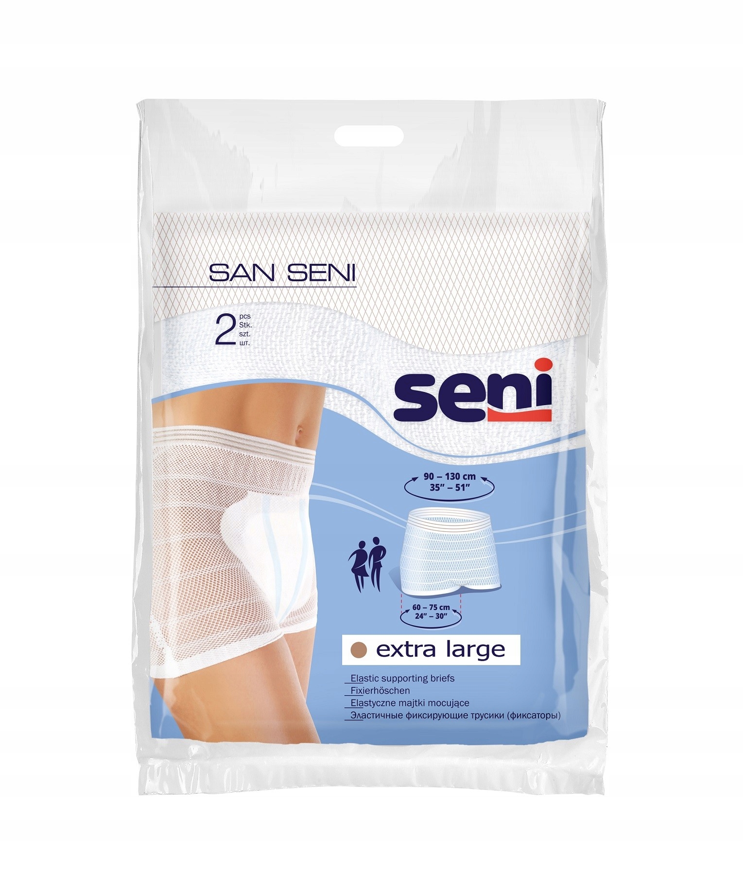 

Majtki Siatkowe Seni XL San Seni wielorazowe 2szt.