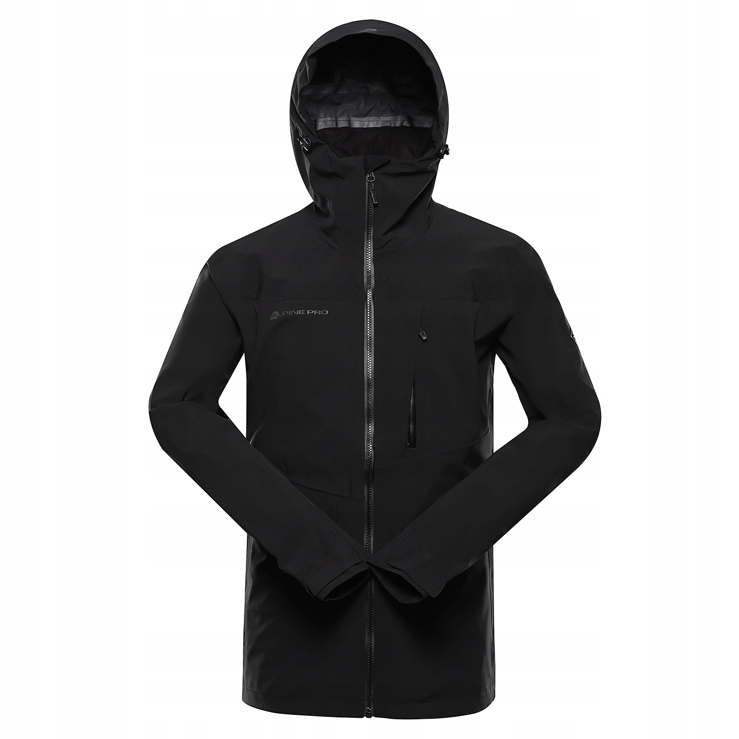 Kurtka męska trekkingowa wodoodporna Alpine Pro Zarr 2 k.czarny r.5XL