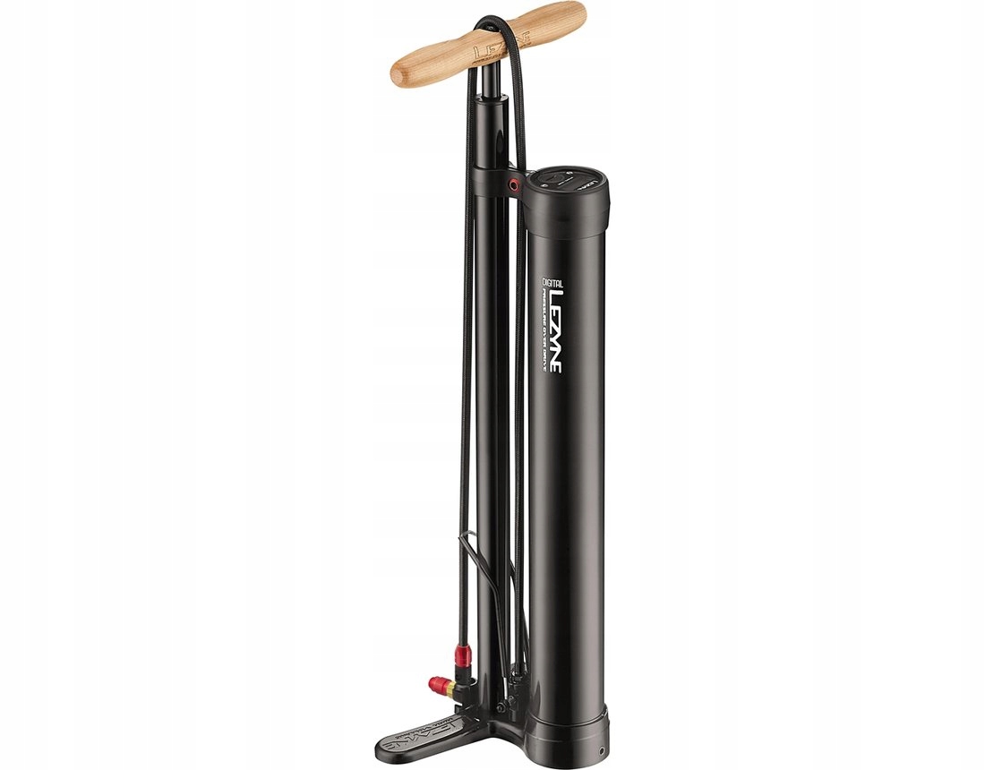 Lezyne Digitální podlahová pumpa Digital Pressure Over Drive 220psi s nádrží