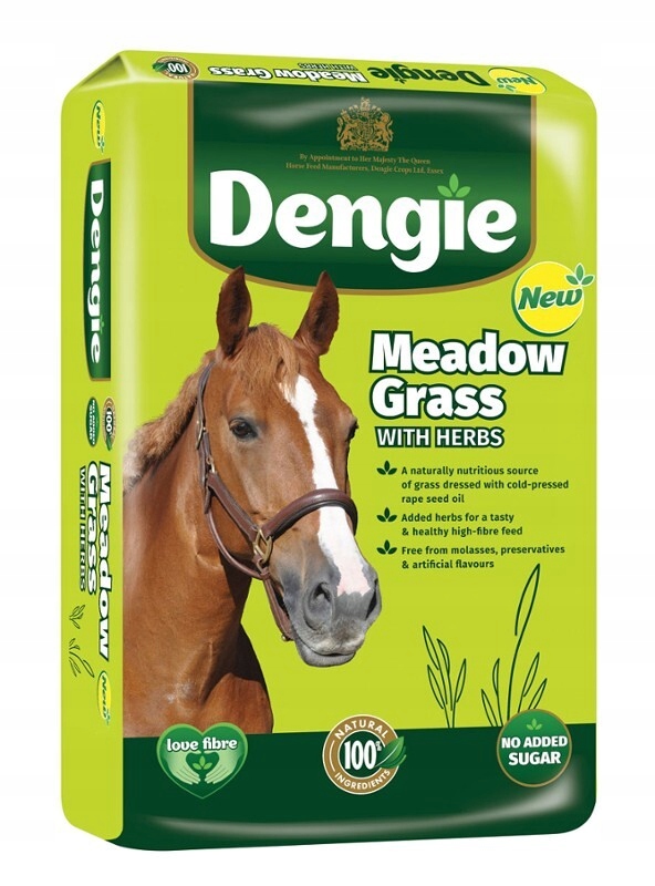 Sieczka dla koni Dengie Meadow Grass with Herbs 15kg z olejem rzepakowym
