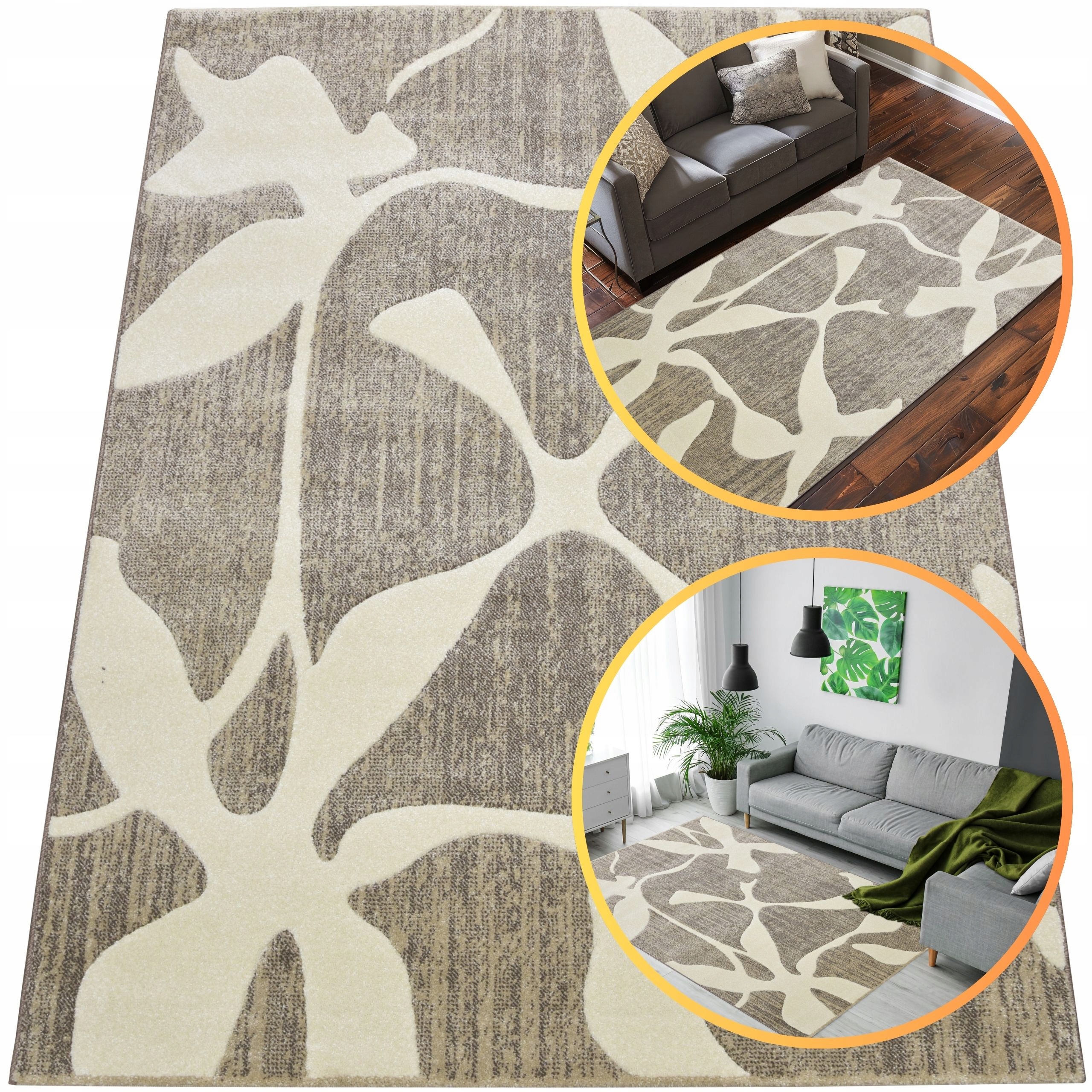 Koberec 160x230 Romantic Béžový Koberec Do Obývacího Pokoje Loft Koberec Moderní