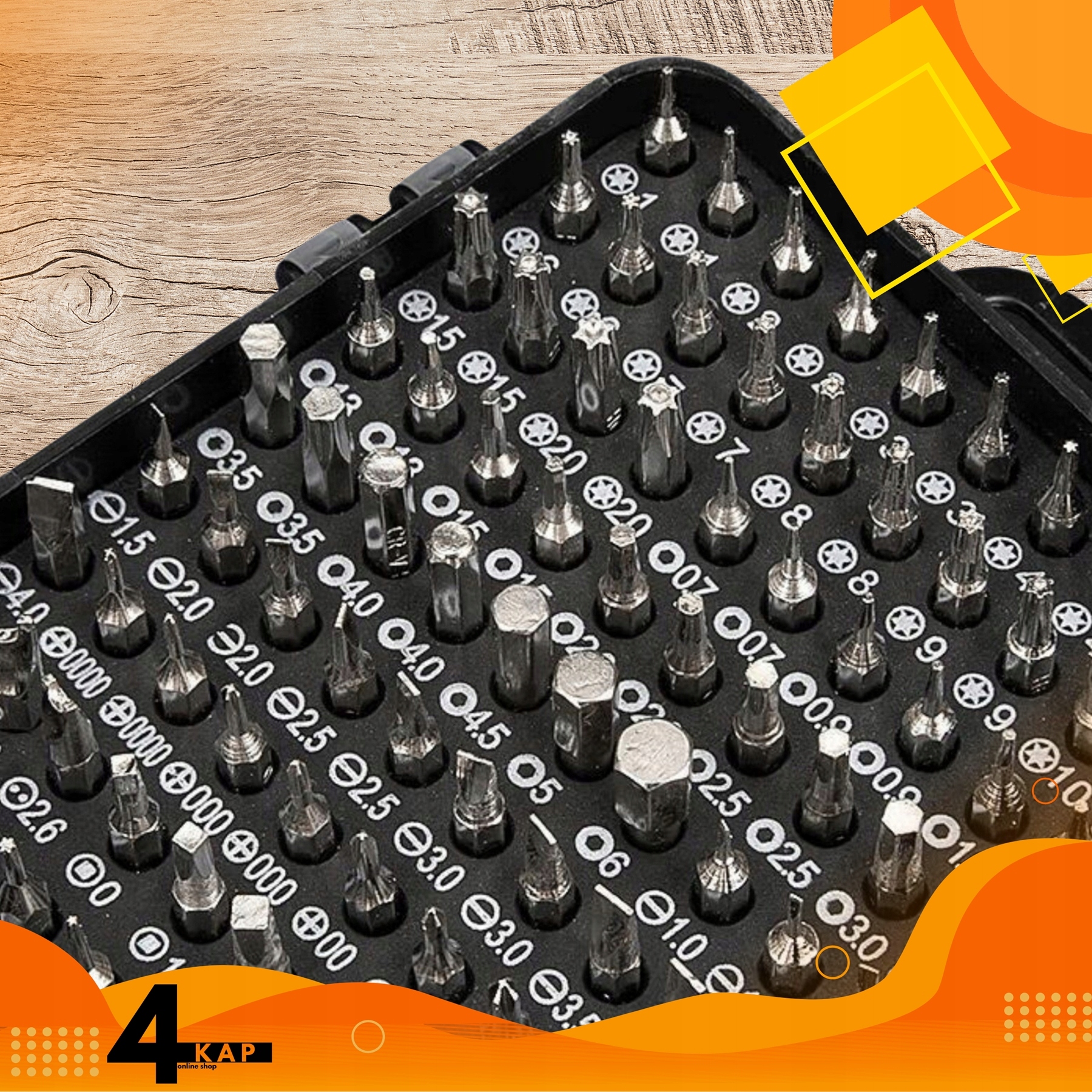 UNIWERSALNY ZESTAW ŚRUBOKRĘTÓW AURON PRECYZYJNYCH WKRĘTAKI 115W1 WKRĘTAKI Marka inna