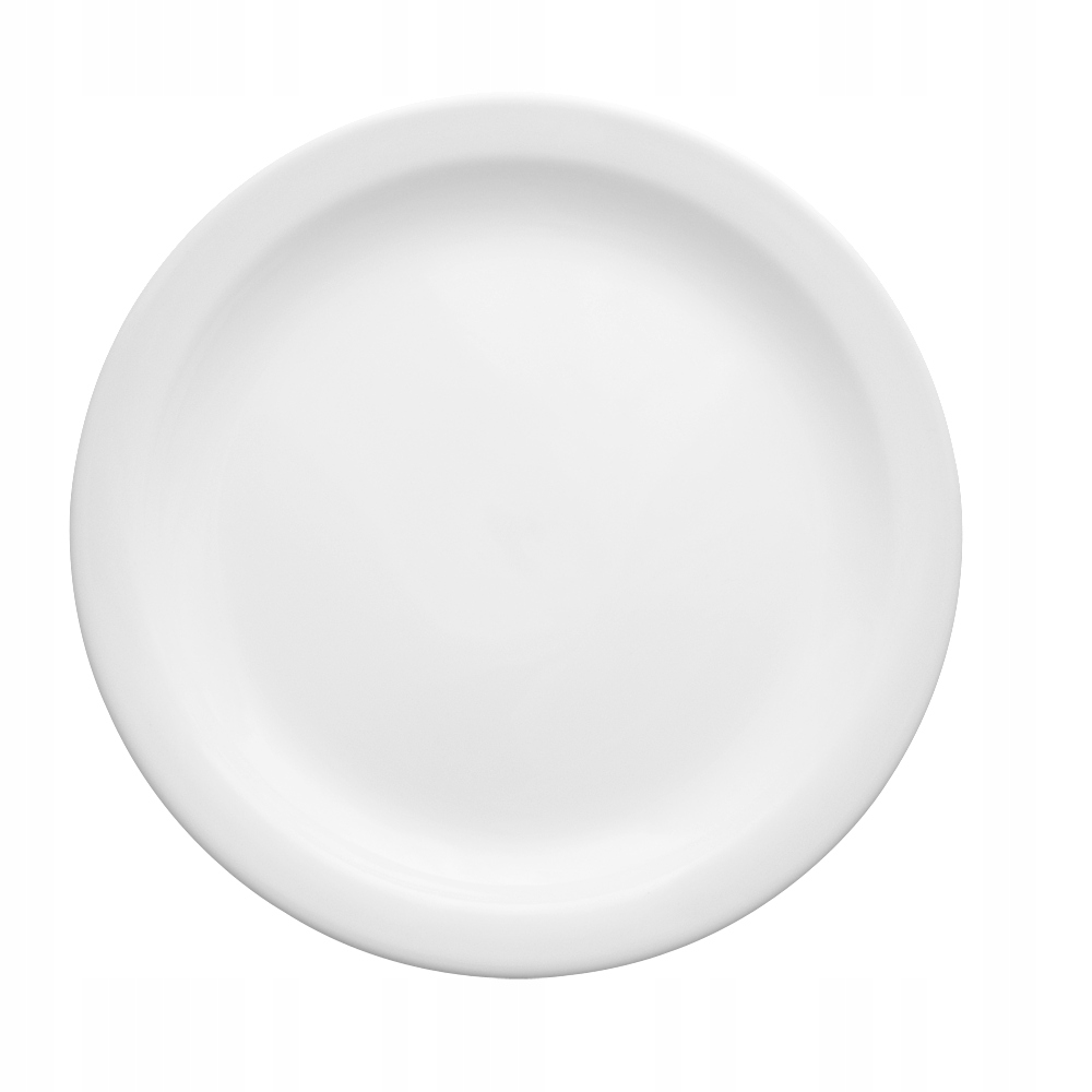 

Talerz Deserowy Biały Lubiana Ameryka 21 CM