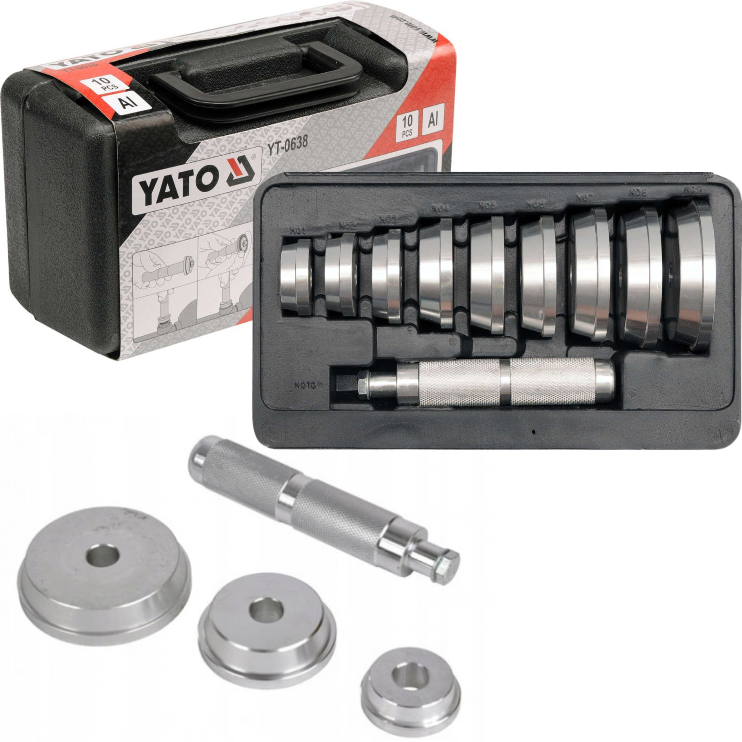 

YT-0638 Zestaw Do Osadzania Simeringów Łożysk Yato