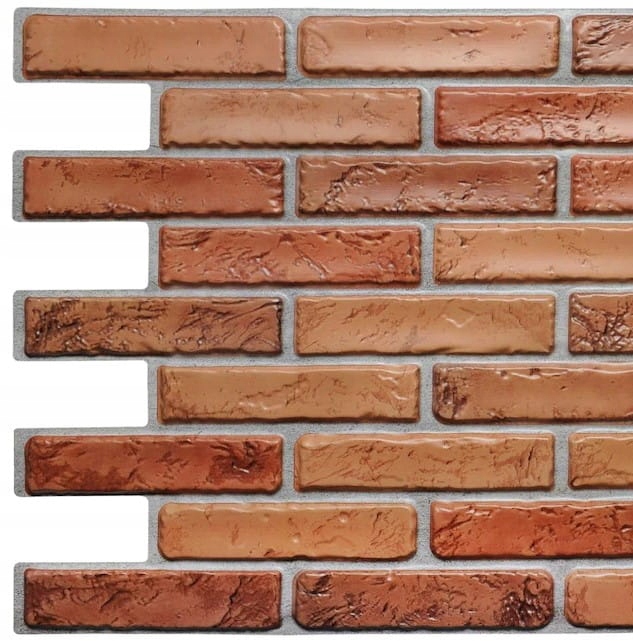 

Panele Ścienne 3D Cegła Rustykalna Pcv Płytka Pvc
