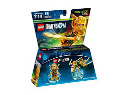 Lego Dimensions 71239 Fun Pack Ninjago Lloyd Lloyd's Golden Dragon