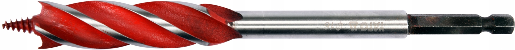 WIERTŁO DO DREWNA 16MM 4-OSTRZOWE HEX STAL HRC