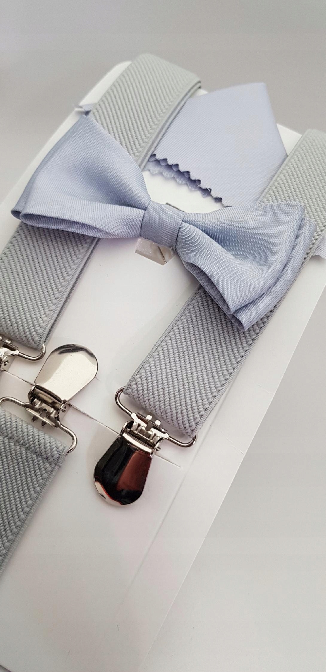 DZIECIĘCE POPIELATE SZELKI I MUCHA MAT Z POSZETKĄ Model DZIECIĘCY 2-6 LAT