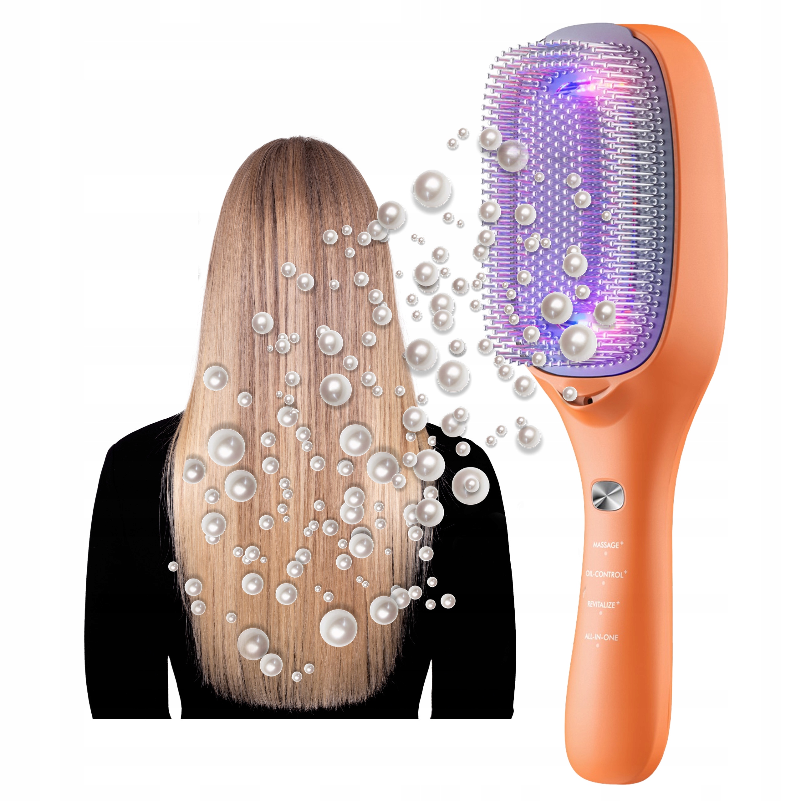 Kartáč Na Vlasy, Laserová Led Terapie Světla Pro Růst Vlasů Touchbeauty Vita