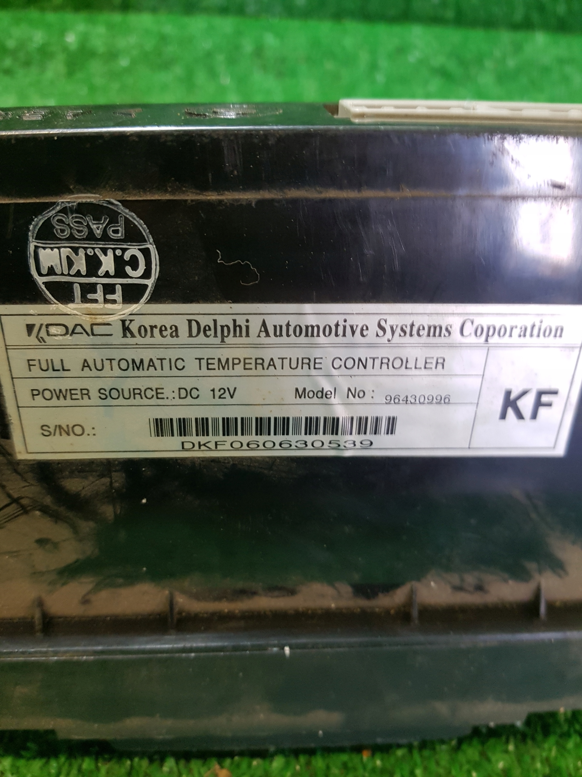 control panel air conditioning devices CHEVROLET Lacetti 96430996