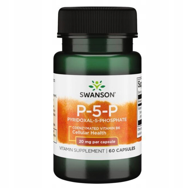Witamina B-6 20mg 60 kaps. Swanson