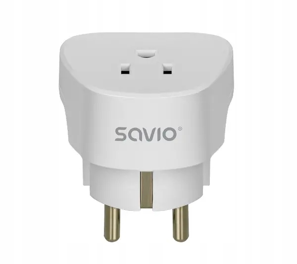 Adapter podróżny Savio AP-01 (Stany Zjednoczone - Europa)