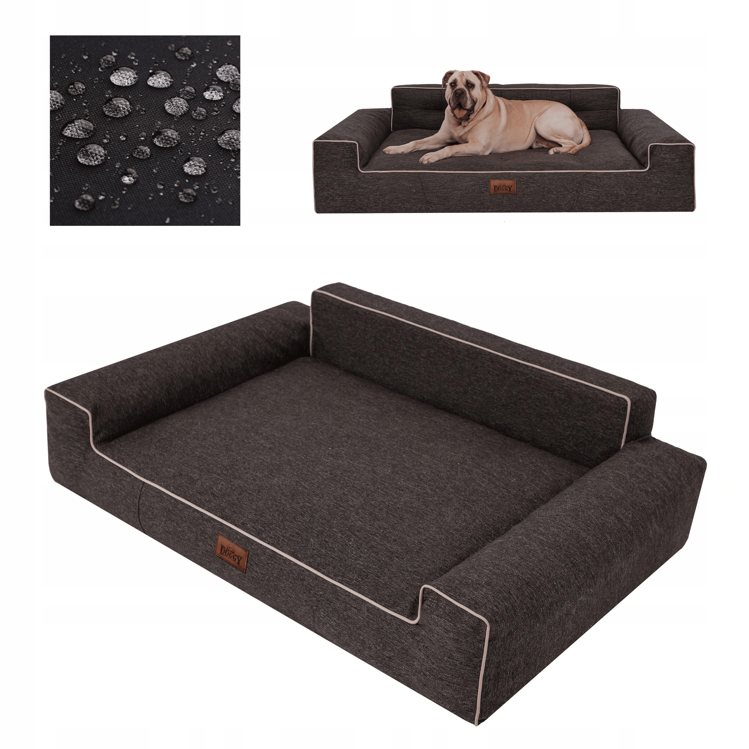 Pelíšek pro psa, voděodolná matrace potah kotec pro psa XXL 116x78 cm