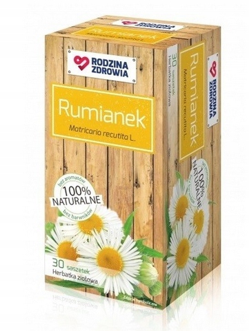 

Herbata ziołowa Rumianek 30 sasz. Rodzina Zdrowia