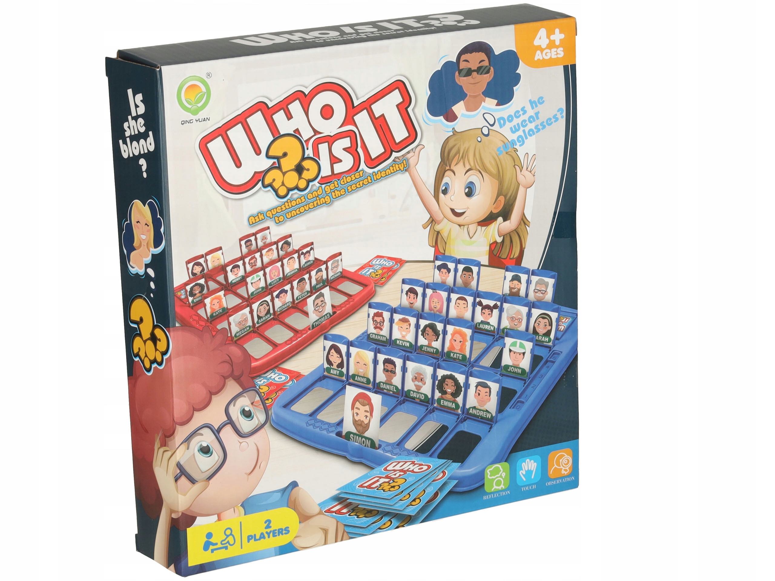 GRA PAMIĘCIOWA ZGADNIJ KTO TO? KARTY GRA RODZINNA Typ Podstawa