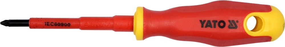 

Wkrętak izolowany 1000 v pz1x80 mm śrubokręt Yato