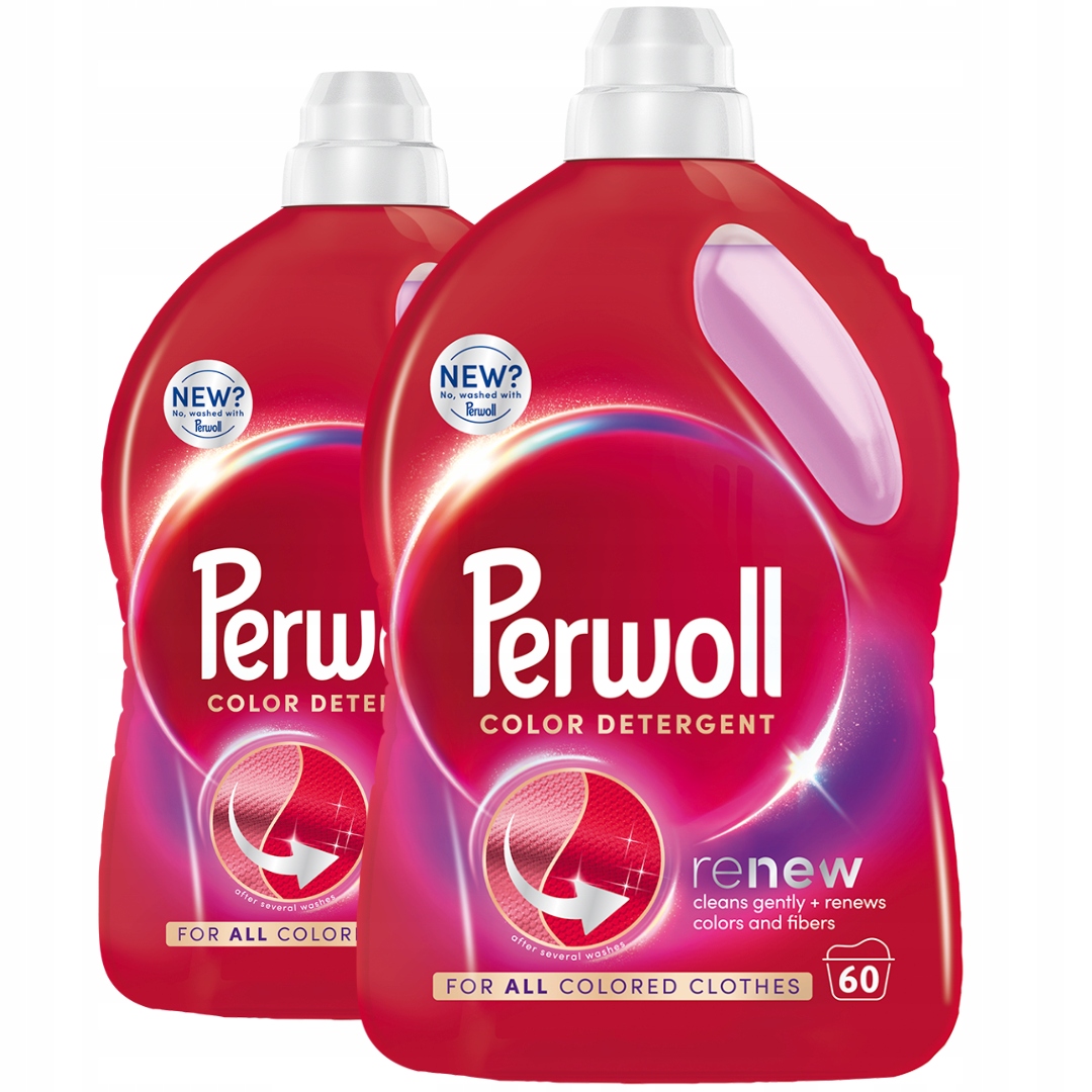 Levně Perwoll Renew Color Tekutý prací prostředek na barevné prádlo Set 6l 120 Praní