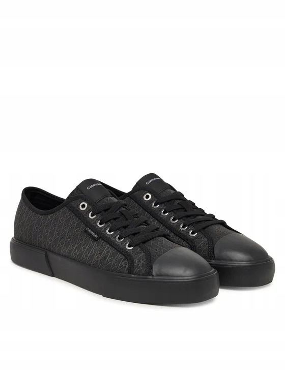Calvin Klein Tenisky Vulc Laceup Cv Aop HM0HM02122 Černá