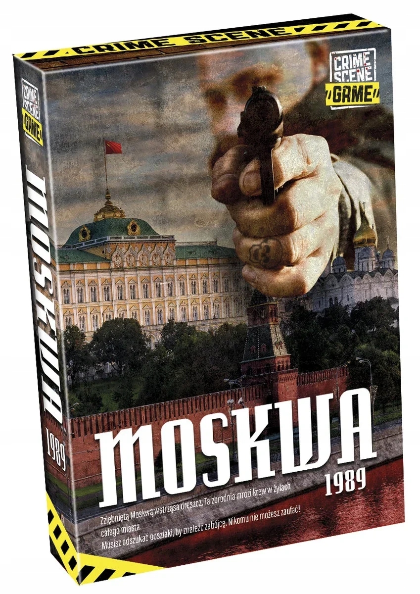 Gamestorm Crime Scene Moskwa 1989 detektywistyczna gra planszowa