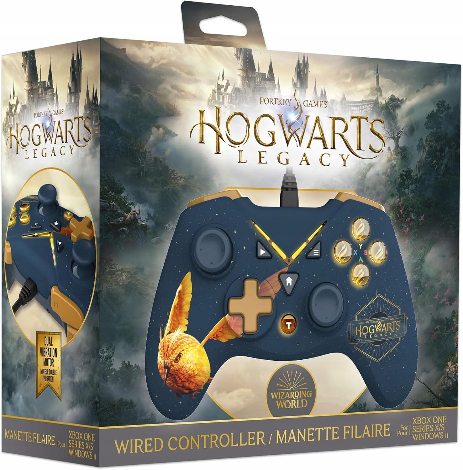 Kontroler Pad Harry Potter Hogwarts Legacy Złoty Znicz PC / Xbox ONE/Series