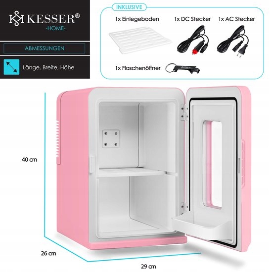 Lodówka turystyczna, lodówka kempingowa, lodówka podróżna, 15 litrów (29)