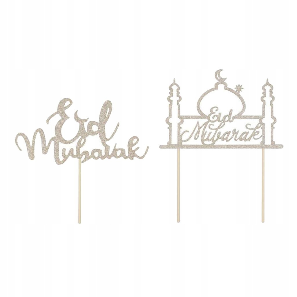 Topper na tort Eid Mubarak Baby Shower Islam 13701101720 Allegro.pl